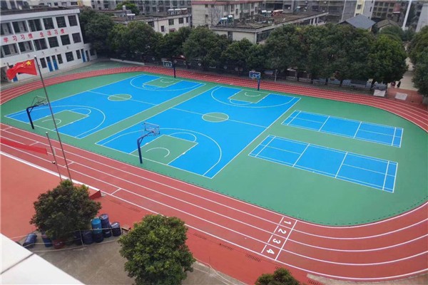 矽PU籃球場