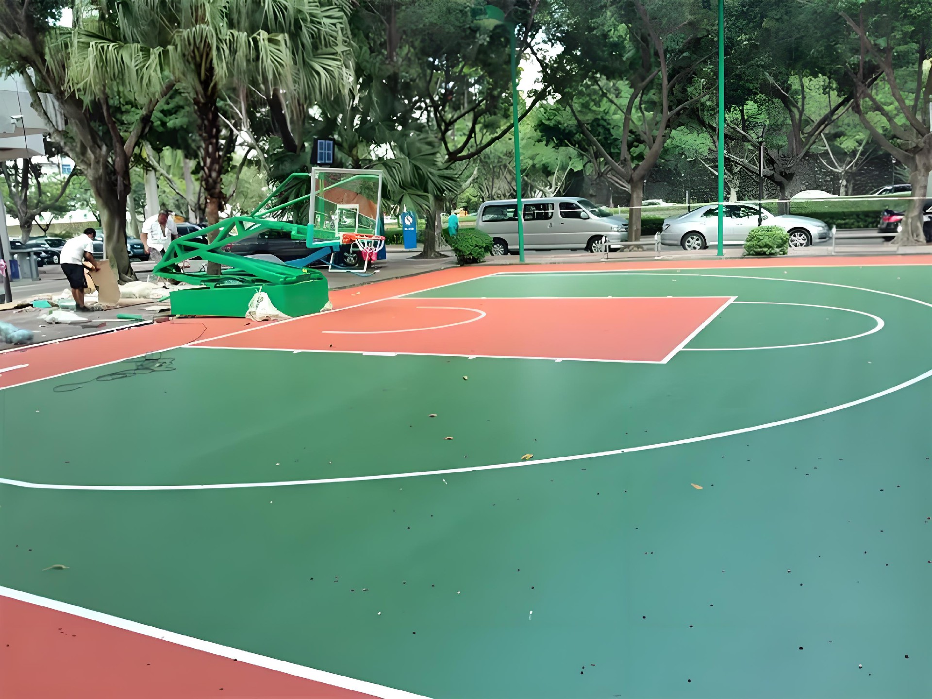 硬地丙烯酸網球場 硬地丙烯酸網球場